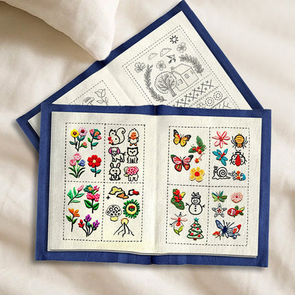 Cross-Border Popular Original Stitchbook Needlework Handmade Embroidery Needlework DIY Embroidery Book Embroidery Material Kit