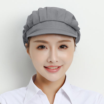 Breathable Net Hat Catering Special Kitchen Chef Food Factory Workshop Anti-oil Smoke Dust-proof Anti-hair-drop Working Cap Female