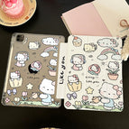 Ipad 11th generation/10th generation【10.9inch】 / Cartoon double-sided painting [9+n-fold multi-angle support] bb114