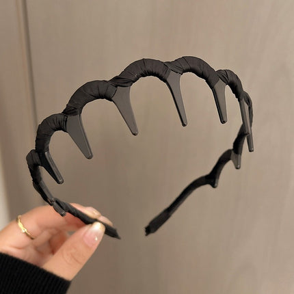 Plush Leopard Print Headband for Women, Autumn Hair Accessory for Tidying up Stray Hair, High Cranial Headband, Hair Clip, Hair Accessory, Korean Style Headband
