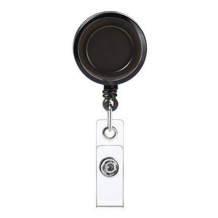 Transparent Easy Pull Buckle Doctor Nurse Breast Card Certificate Card Case Anti-loss Clip Buckle Meal Card Work Card Transparent Color Retractable Buckle