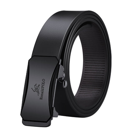 Cross-Border Paul Genuine Leather Belt 2026 New Model Men's Automatic Buckle Youth Trendy Trouser Belt Brand Belt Wholesale