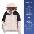 Ygnz-ky09a female snow soft pink-dark blue. [three-in-one/removable inner tank] / M