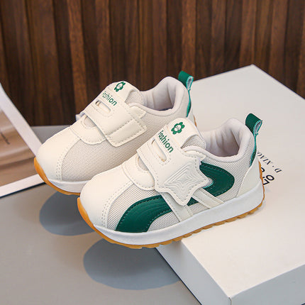 Baby Velcro Soft-Soled Toddler Shoes 2025 Spring and Autum New Boys and Girls Shoes Baby Mesh Breathable Sports Shoes