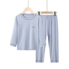 110cm / Zf-long-sleeved suit) temperament blue