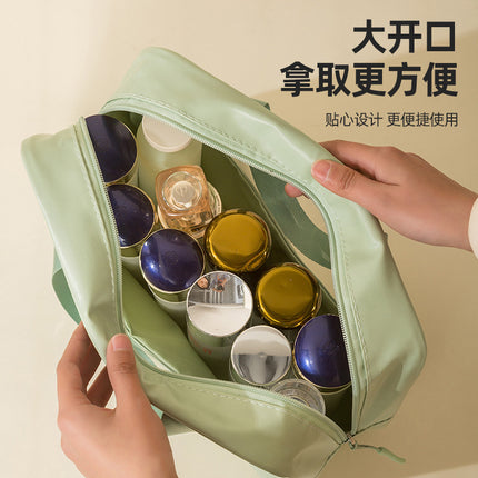 New Large Capacity Cosmetic Bag Desktop Box Swimming Waterproof Transparent Bag Travel Portable Toiletry Storage Bag