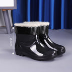 Thickened black bottom low tube [thick velvet] / 39