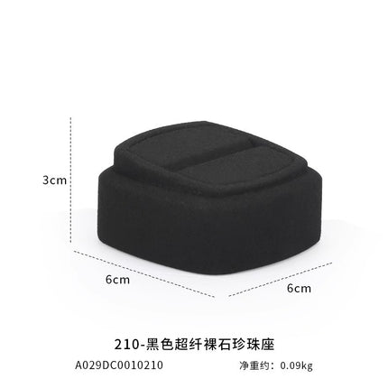 Yayu solid wood bare Diamond Pearl plate jewelry tray jewelry display plate Diamond bare Diamond Wenwan gem storage tray