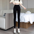 Black [high-waisted slimming nine-point leggings] / M [recommendation 40-50kg ]