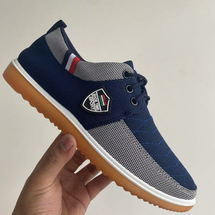 Breathable and Wear-Resistant Work Shoes, New Autumn Running Shoes, Lightweight Rubber Sole, Versatile Cloth Shoes for Drivers, Men's Shoes