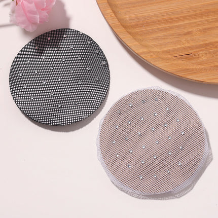 Bell-Shaped Basic Hair Net with Rhinestones, Daily Performance Bun Hair Styling Tool, High Elasticity Hair Net for Girls
