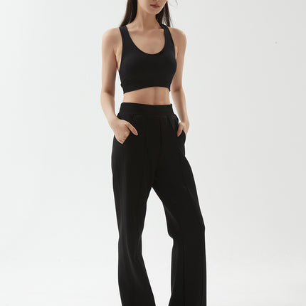 26 New Styles in Stock: Relaxed Drape Casual Floor-Length Curved Pants for Women, Loose Wide-Leg Slightly Flared Women's Casual Pants
