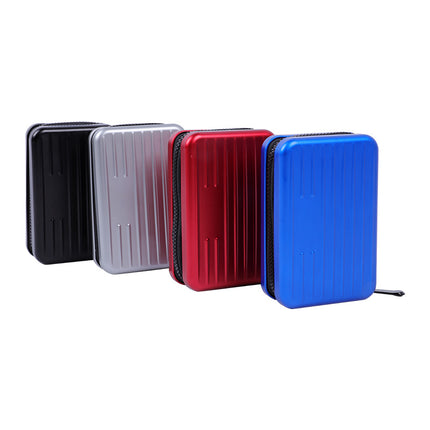 Aluminum Alloy Credit Card Box Card Case Change Key Anti-theft Brush Anti-degaussing Large Capacity Multi-card Mini Luggage