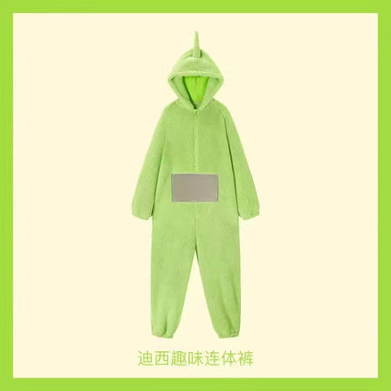 Antenna baby pajamas adult children Boys and Girls cute girl cartoon homewear winter one-piece pajamas