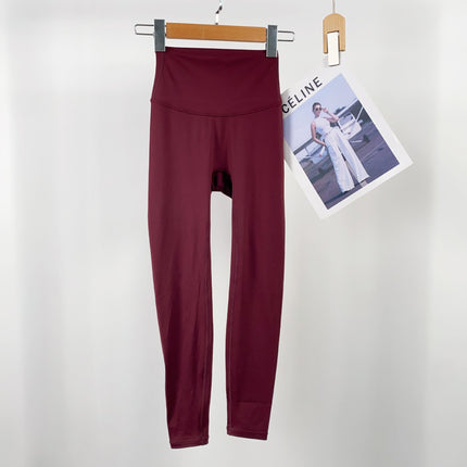 Yoga Pants with No Awkward Lines for Sports, Fitness, and Running, High-Waisted Yoga Pants for Autumn and Winter, High Elasticity