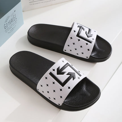 Home Slippers Women's Indoor Bathroom Non-slip Sandals Summer Outdoor Casual Fashion Slippers Outdoor Couple Slippers