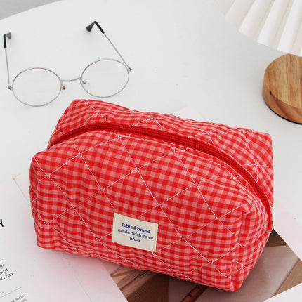 Berger luggage cotton travel flower cosmetic bag small floral storage portable quilted cotton ins luggage factory