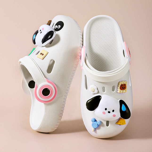 Thick-Soled Height-Increasing Clogs for Women, Summer 2025 New Model, Outdoor and Indoor Home Slippers, Closed-Toe Sandals for Men, Non-Slip