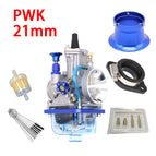 Pwk (21mm) blue bottom cover carburetor + interface + speaker
