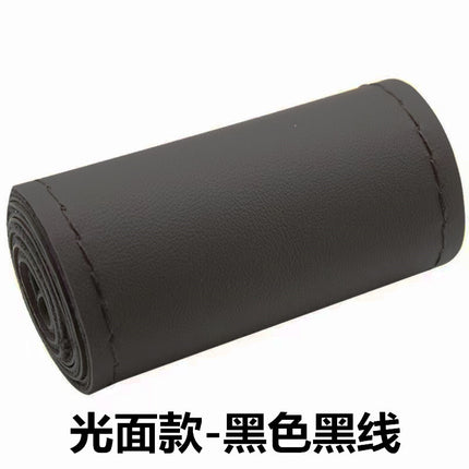 High-elastic hand-stitched car steering wheel cover new self-contained tea fragrance four-sided bullet tea polyphenol handle cover four seasons universal