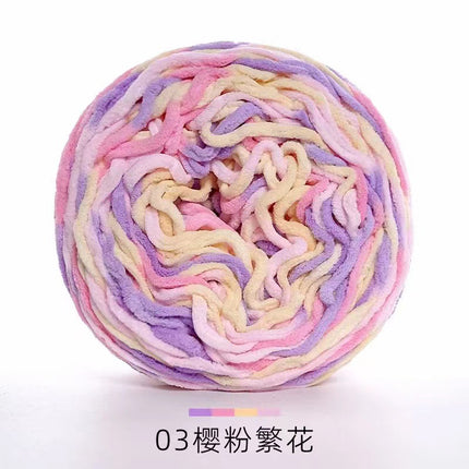 3.8 two ice thread single strand small ice thick wool ball hook shoe thread slippers scarf cushion wholesale large quantity