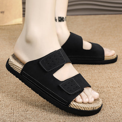 Designer 2025 Sandals for Men's Summer Outer Wear Deodorant Driver's Dual-Purpose Sandals and Slippers for Men's Genuine Leather Sports Beach Shoes