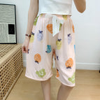 Women's shorts/colorful strawberry / free size (40.00 kg-65.00 kg