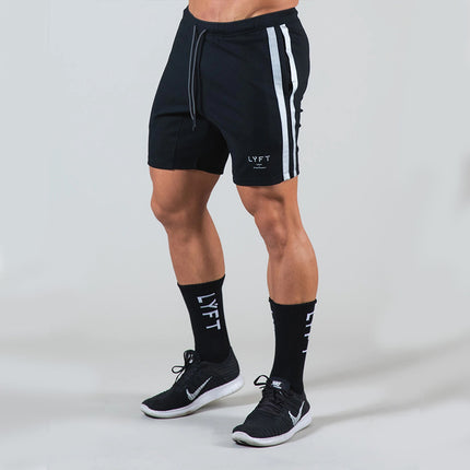 2021 spring and summer new elastic fitness shorts muscle fitness brother running sports leisure shorts men's wholesale