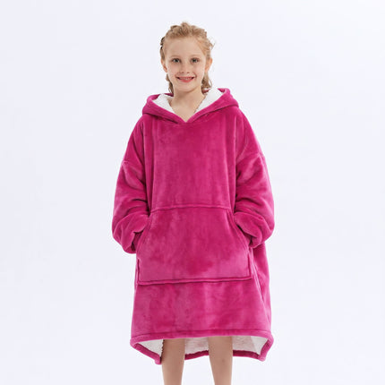 Pullover Pajamas, Flannel Hooded, Warm Men's and Women's Lazy Pajamas, Cold-Proof Cotton Hoodies, Large Size Sweatshirts, Warm and Comfortable