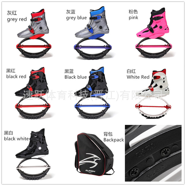 Bounce Shoes, Sports Jumping Kangaroo Jumping Shoes, Adult Fitness Bouncer Elastic Boots, One Piece Drop Shipping Spring Shoes
