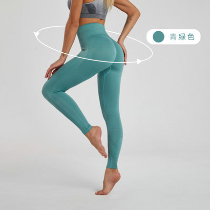 American Style Sports Style Yoga Pants Nine Points Women's Hip Yoga Pants Women's Yoga Pants Peach Hip Seamless Fitness Pants