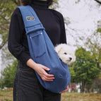 Dark blue-with mobile phone pocket (polyester)