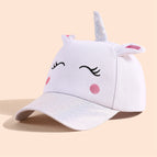 Y16 red face unicorn white / Cap circumference 54cm recommendation 3-10