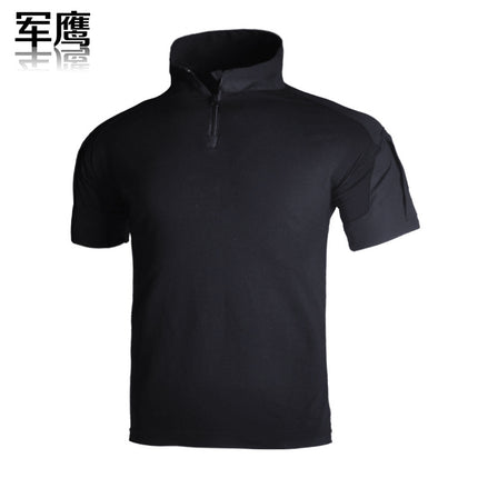 2024 Cross-border Supply G2 Tactical Camouflage Military Fan Frog Clothing Short-sleeved Tactical Cotton Men's Training Wear-resistant Scratch-resistant T-shirt