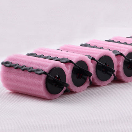 Cross-border Lazy People Don't Harm Hair Curling Artifact Big Wave Non-ironing Curling Iron Sponge Sleeping Setting Non-heating Curling Stick