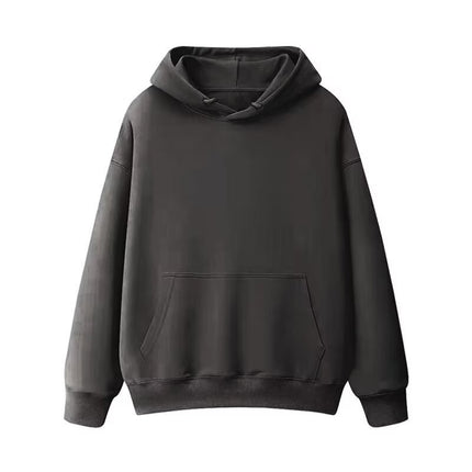 Drop Shoulder Hoodie with Logo Printed Trendy Brand Cultural Shirt Sweatshirt Custom Class Uniform Workwear Jacket Cross-Border Hot Sale