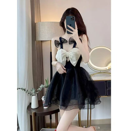 One-Piece Swimsuit for Women, Fairy Style, Sweet and Cute Swimsuit, Anti-Exposure Boxer Briefs, Vacation Hot Spring Swimsuit