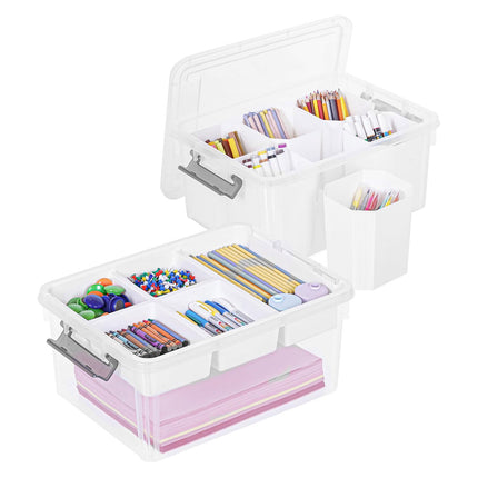 Cross-Border Hot-Selling Blind Box Storage and Display Box for Pop Mart Labubu Toys, Dust-Proof Transparent Figure Display