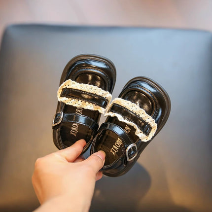 Baby Girl Spring Shoes Breathable Small Leather Shoes 2-Year-Old Princess Shoes Girls Shoes Soft Sole Toddler Shoes Baby Shoes 3