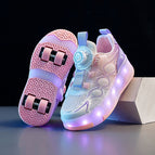 Pink single net upgrade four-wheel / 28
