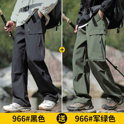 Camel HJCAMEL Tooling Pants Men's Autumn and Winter New Fashion Brand Loose Straight Waterproof Windproof Casual