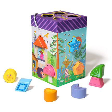 Wooden Multifunctional Column Set Toy Children's Intelligence Development Beads Big Treasure Box Kindergarten Early Education Beads Teaching Aids