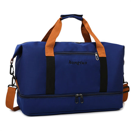Cross-Border Large-Capacity Travel Bag New Dry and Wet Separation Business Trip Storage Short-Distance Lightweight Fitness Bag Travel Luggage Bag