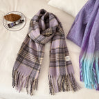 Maillard purple brushed scarf / Reference pictures