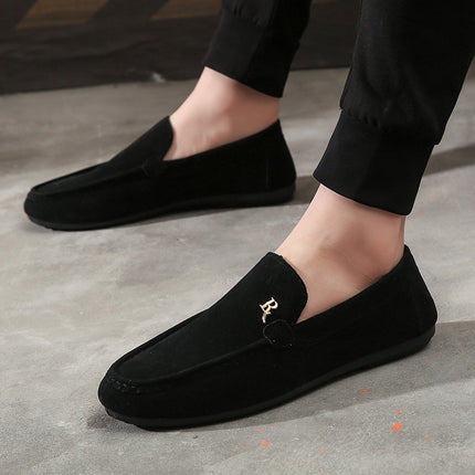 Doug shoes men's business shoes men's casual shoes Korean version of Doug shoes 2024 new trembles fast hand a generation of hair