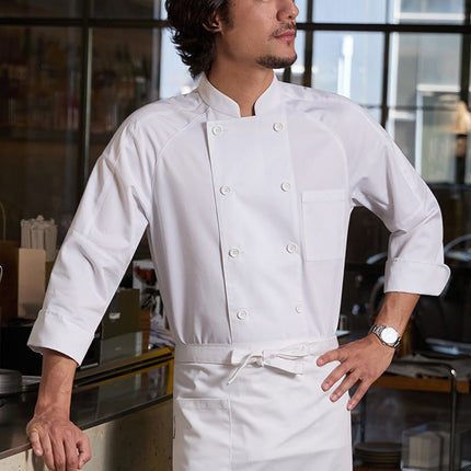 Chef Uniform for Men in the Catering Industry, Restaurants, Hotels, Bakeries, and Kitchens, Long-Sleeved Chef Clothing, New Style Workwear