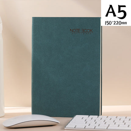 High-Looking A5 Notebook Imitation Leather Hand Ledger Thickeneded Conference B5 Simple Business Notepad Custom Logo