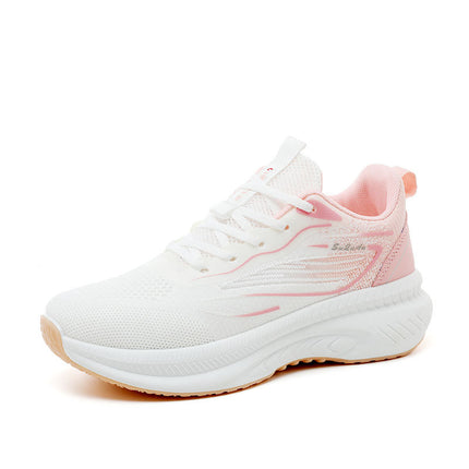 K2515 new breathable board shoes 2025 spring and summer thick-soled increased wear-resistant gradient casual college board shoes