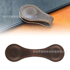 Dark brown / Pu leather (10*3cm)