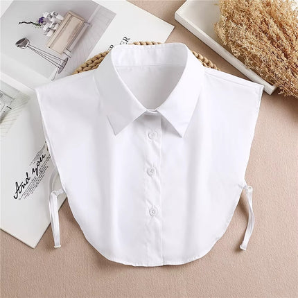 Fake Collar Women's All-match Shirt Collar Decoration Autumn and Winter Pointed Collar Matching Work Clothes Sweater Spring Round Neck Decoration Collar